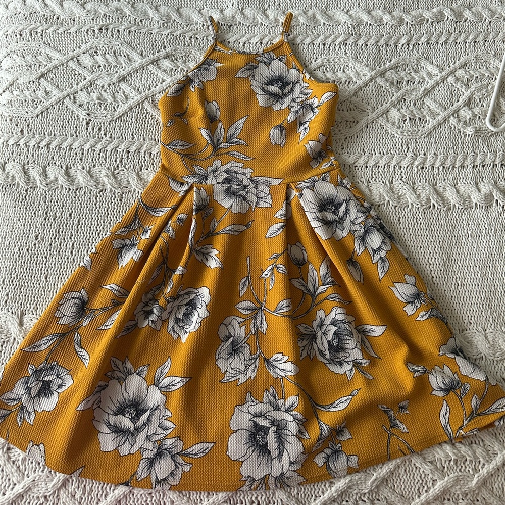 Yellow summer dress